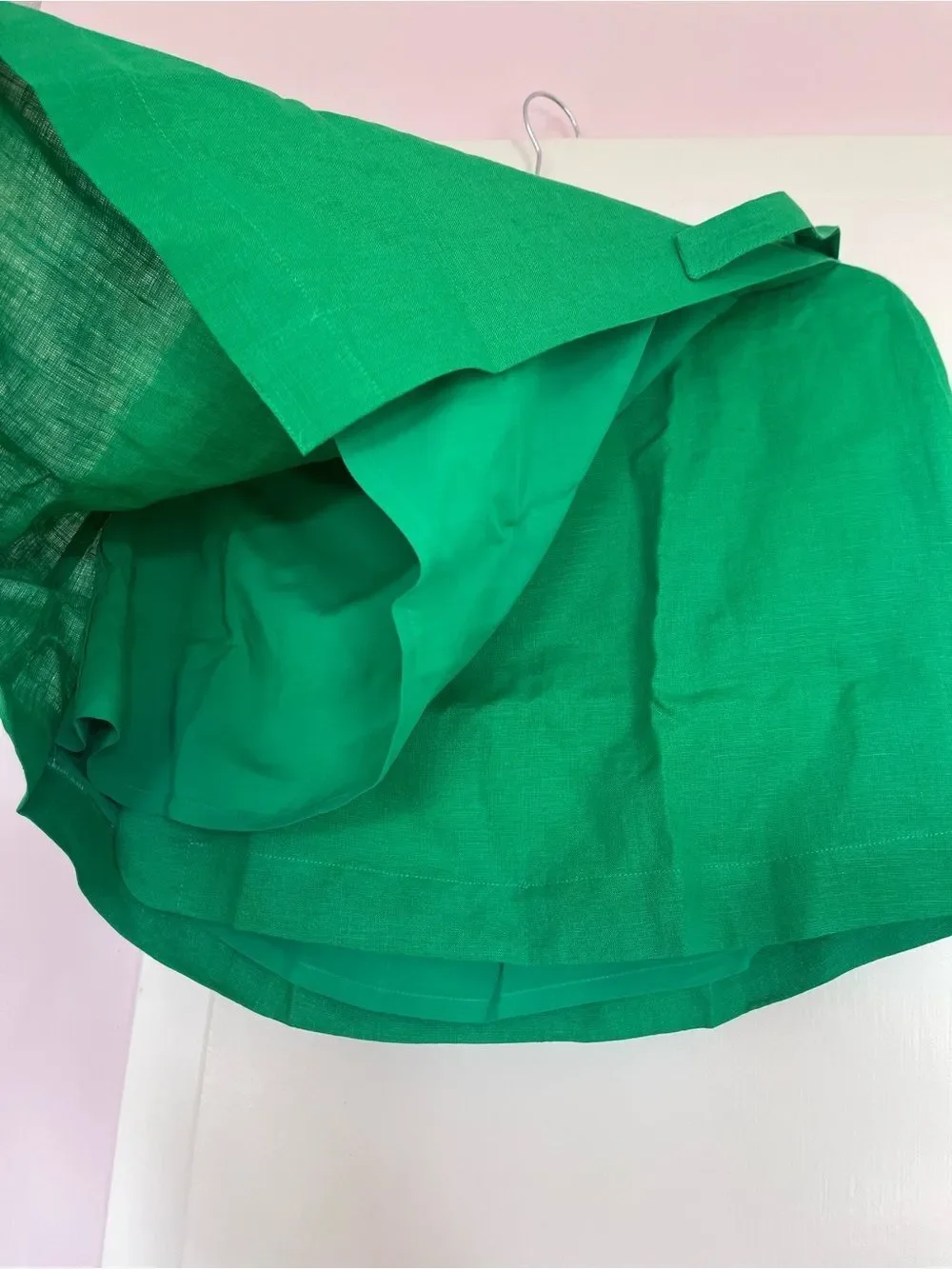 J Crew Linen Wrap Skirt NWT
